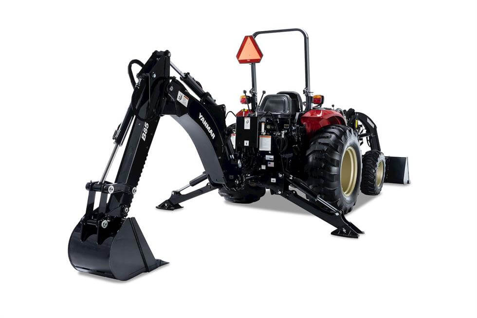 YM347Backhoe StabilizersDown