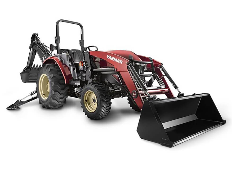 YT347 ROPS LOADER BACKHOE 34 Flat Large